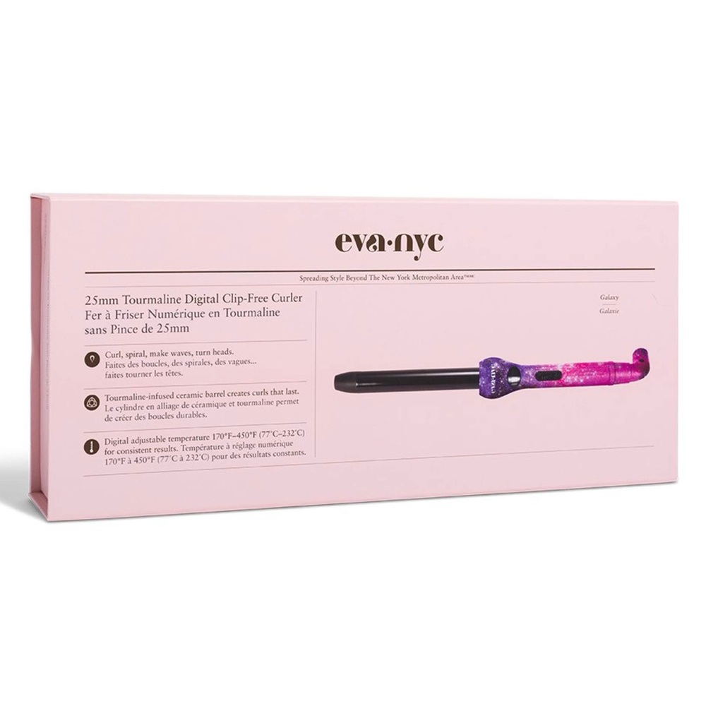 NWT Clip-free hair curler Eva NYC galaxy pattern - Picture 7 of 7